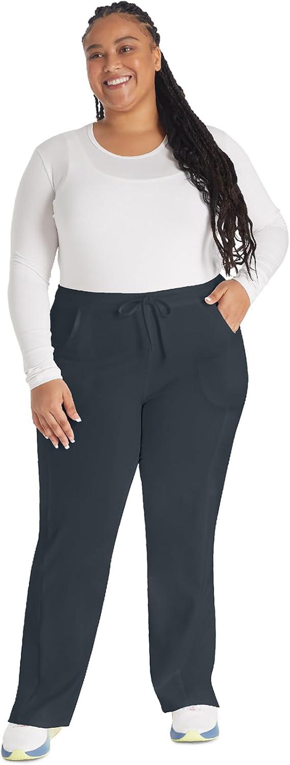 image:imageDickies Scrubs for Women Drawstring Cargo Scrub Pants with FourWay Stretch and Moisture Wicking DK010Pewter