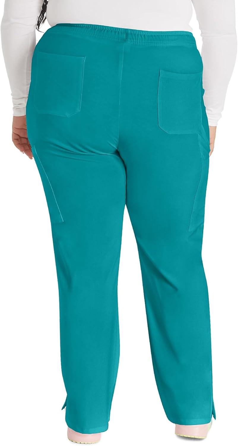image:imageDickies Scrubs for Women Drawstring Cargo Scrub Pants with FourWay Stretch and Moisture Wicking DK010Teal Blue