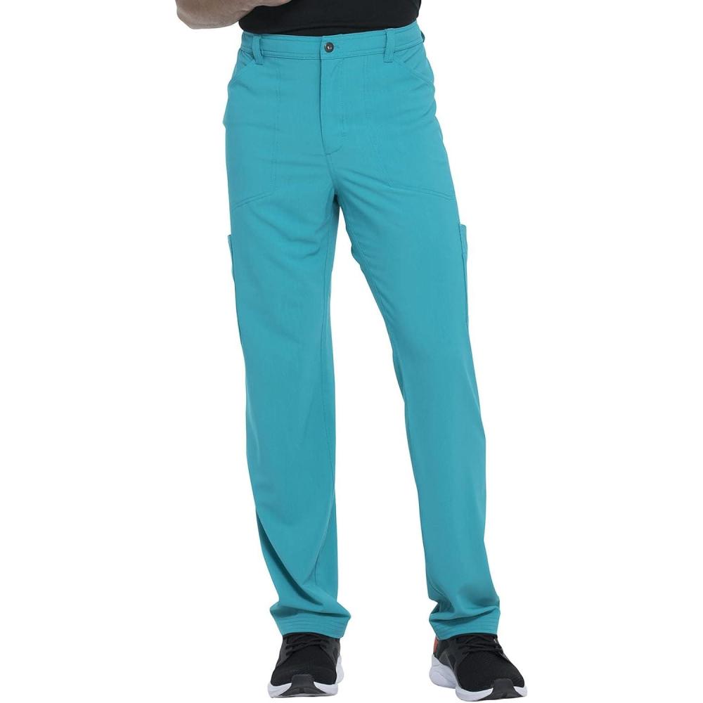 image:imageDickies Advance Men Scrubs Pant Straight Leg Zip Fly Cargo DK205Blue teal