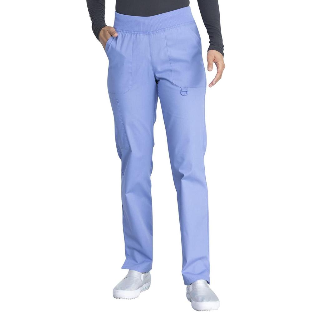 image:imageDickies EDS Signature Women Scrubs Pant Mid Rise Tapered Leg Pullon DK125Ciel