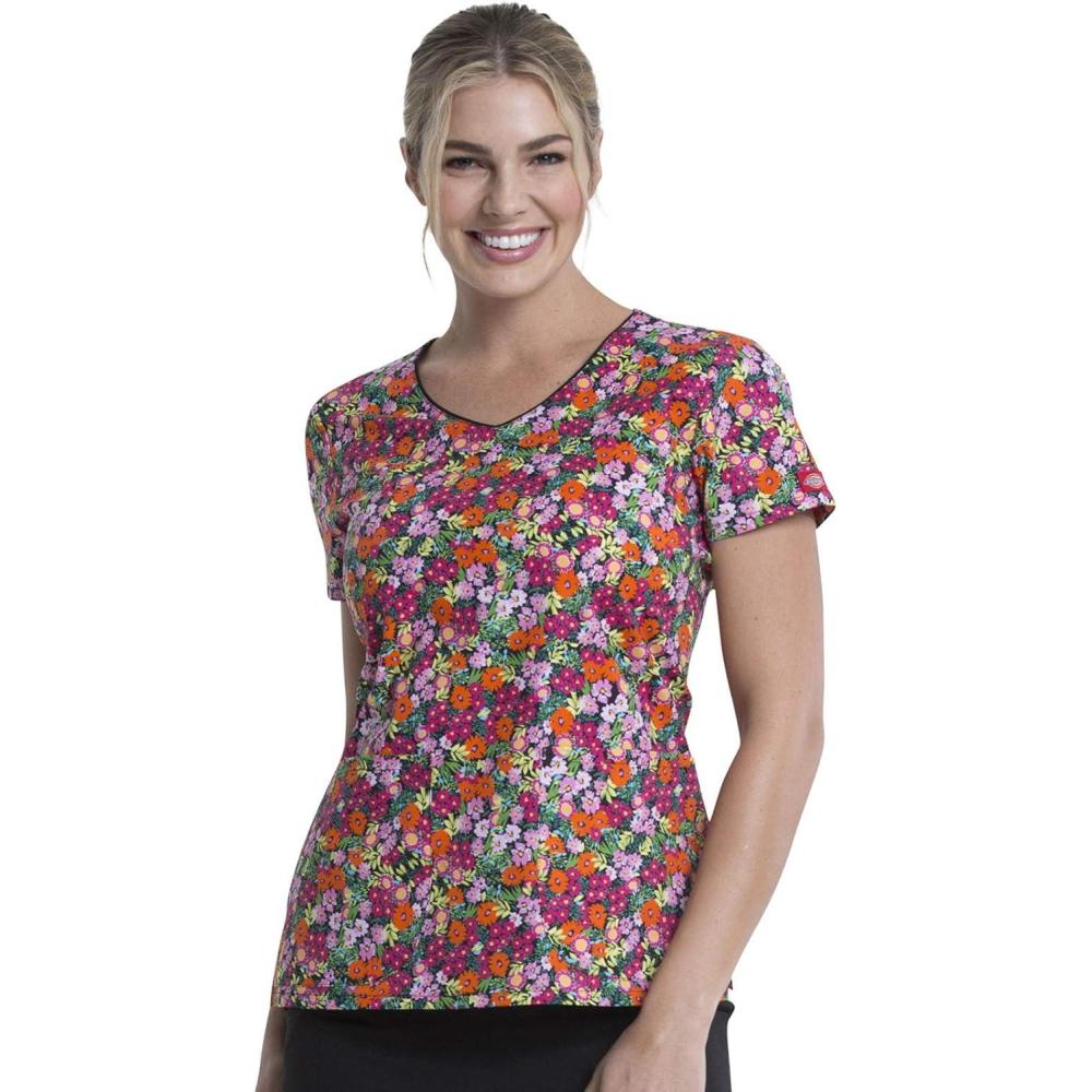 image:imageDickies EDS Women Scrubs Top VNeck DK700Stay on Tropic