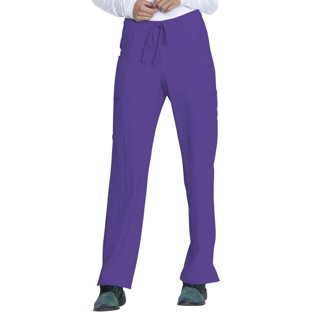 image:imageDickies Scrubs for Women Drawstring Cargo Scrub Pants with FourWay Stretch and Moisture Wicking DK010Grape