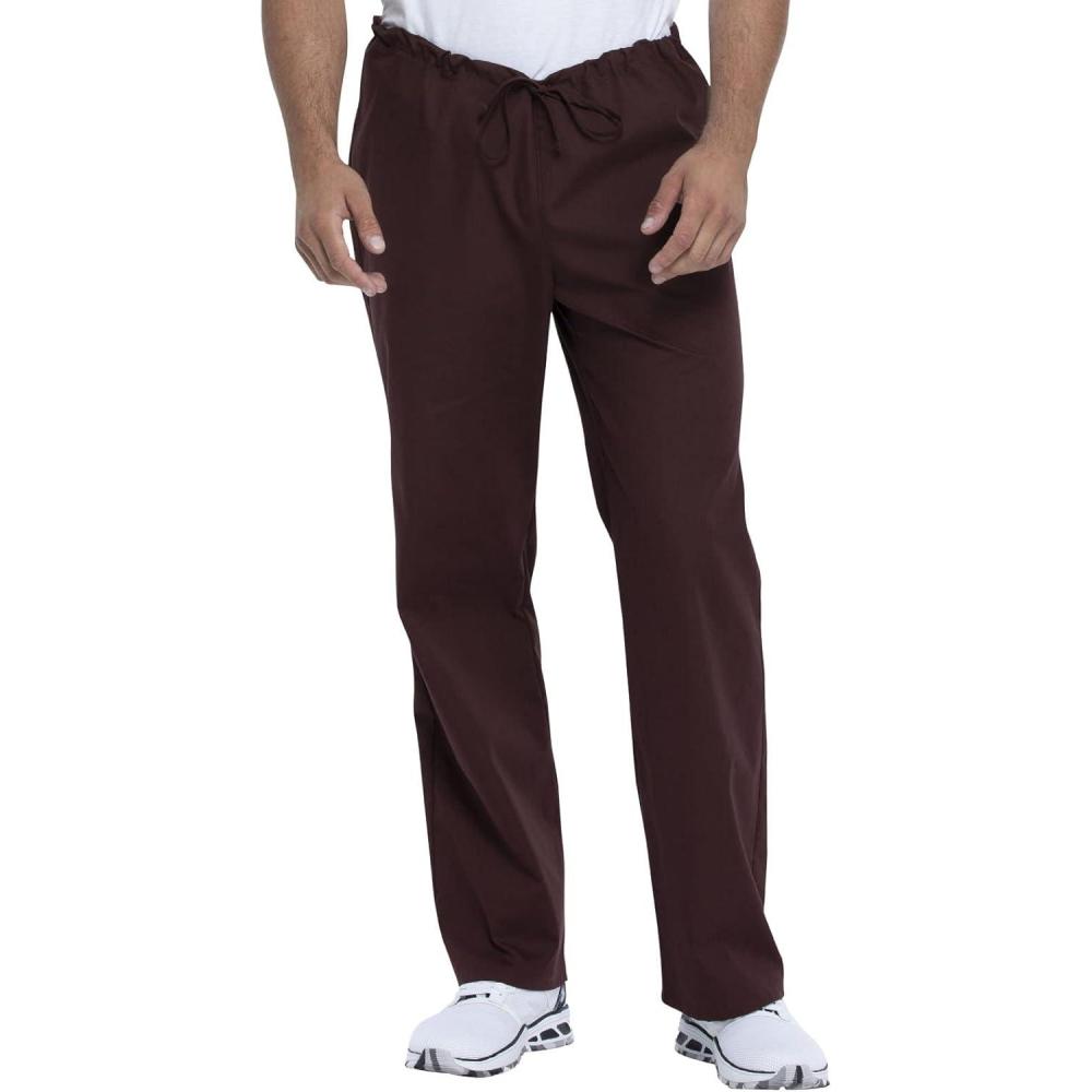 image:imageDickies Women and Men Natural Rise Pant with 2 Pockets and Adjustable Drawstring 83006Espresso