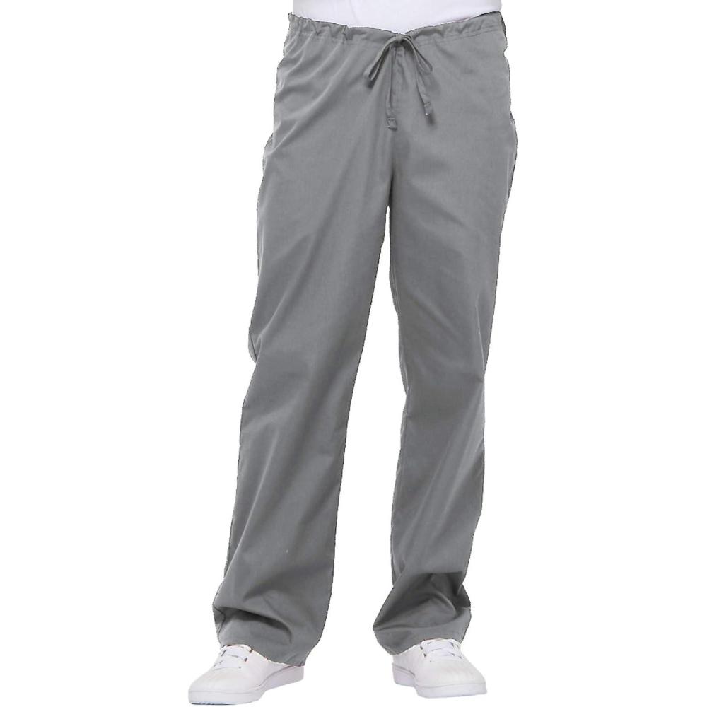 image:imageDickies Women and Men Natural Rise Pant with 2 Pockets and Adjustable Drawstring 83006Grey