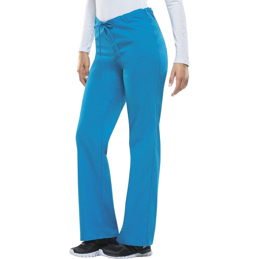 image:imageDickies Women and Men Natural Rise Pant with 2 Pockets and Adjustable Drawstring 83006Riviera Blue