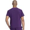 Dickies EDS Essentials Men Scrubs Top Tuckable V-Neck DK635(Eggplant)