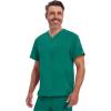 Dickies EDS Essentials Men Scrubs Top Tuckable V-Neck DK635(Hunter Green)