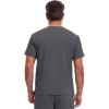Dickies EDS Essentials Men Scrubs Top Tuckable V-Neck DK635(Pewter)