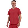 Dickies EDS Essentials Men Scrubs Top Tuckable V-Neck DK635(Red)