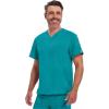Dickies EDS Essentials Men Scrubs Top Tuckable V-Neck DK635(Teal Blue)