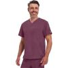 Dickies EDS Essentials Men Scrubs Top Tuckable V-Neck DK635(Wine)