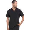 Dickies EDS Essentials Men Scrubs Top V-Neck DK645(Black)