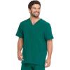 Dickies EDS Essentials Men Scrubs Top V-Neck DK645(Hunter Green)