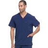 Dickies EDS Essentials Men Scrubs Top V-Neck DK645(Navy)