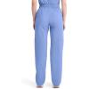 Dickies EDS Signature Scrubs for Women, Elastic Waist Pull-On Cargo Pants for Women in Soft Brushed Poplin – 86106(Ceil Blue)