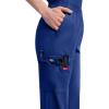 Dickies EDS Signature Scrubs for Women, Elastic Waist Pull-On Cargo Pants for Women in Soft Brushed Poplin – 86106(Galaxy Blue)