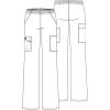 Dickies EDS Signature Scrubs for Women, Elastic Waist Pull-On Cargo Pants for Women in Soft Brushed Poplin – 86106(Hot Pink)