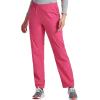 Dickies EDS Signature Scrubs for Women, Elastic Waist Pull-On Cargo Pants for Women in Soft Brushed Poplin – 86106(Hot Pink)