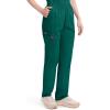 Dickies EDS Signature Scrubs for Women, Elastic Waist Pull-On Cargo Pants for Women in Soft Brushed Poplin – 86106(Hunter)