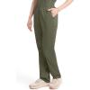 Dickies EDS Signature Scrubs for Women, Elastic Waist Pull-On Cargo Pants for Women in Soft Brushed Poplin – 86106(Olive)