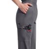 Dickies EDS Signature Scrubs for Women, Elastic Waist Pull-On Cargo Pants for Women in Soft Brushed Poplin – 86106(Pewter)