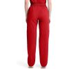 Dickies EDS Signature Scrubs for Women, Elastic Waist Pull-On Cargo Pants for Women in Soft Brushed Poplin – 86106(Red)