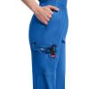 Dickies EDS Signature Scrubs for Women, Elastic Waist Pull-On Cargo Pants for Women in Soft Brushed Poplin – 86106(Royal)