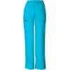 Dickies EDS Signature Scrubs for Women, Elastic Waist Pull-On Cargo Pants for Women in Soft Brushed Poplin – 86106(Turquoise)