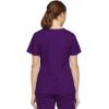 Dickies EDS Signature Scrubs for Women, Empire Waist Mock Wrap Top in Soft Brushed Poplin 86806(Eggplant)