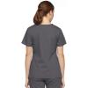 Dickies EDS Signature Scrubs for Women, Empire Waist Mock Wrap Top in Soft Brushed Poplin 86806(Pewter)