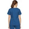 Dickies EDS Signature Scrubs for Women, Empire Waist Mock Wrap Top in Soft Brushed Poplin 86806(Royal)