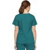 Dickies EDS Signature Scrubs for Women, Empire Waist Mock Wrap Top in Soft Brushed Poplin 86806(Teal Blue)