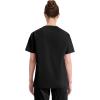 Dickies EDS Signature Scrubs for Women, V-Neck Womens Tops in Soft Brushed Poplin 86706(Black)