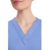 Dickies EDS Signature Scrubs for Women, V-Neck Womens Tops in Soft Brushed Poplin 86706(Ceil Blue)