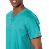 Dickies EDS Signature Scrubs for Women, V-Neck Womens Tops in Soft Brushed Poplin 86706(Galaxy Blue)