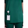 Dickies EDS Signature Scrubs for Women, V-Neck Womens Tops in Soft Brushed Poplin 86706(Hunter)
