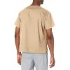 Dickies EDS Signature Scrubs for Women, V-Neck Womens Tops in Soft Brushed Poplin 86706(Khaki)