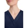 Dickies EDS Signature Scrubs for Women, V-Neck Womens Tops in Soft Brushed Poplin 86706(Navy)