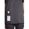 Dickies EDS Signature Scrubs for Women, V-Neck Womens Tops in Soft Brushed Poplin 86706(Pewter)