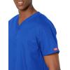 Dickies EDS Signature Scrubs for Women, V-Neck Womens Tops in Soft Brushed Poplin 86706(Royal)