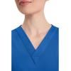 Dickies EDS Signature Scrubs for Women, V-Neck Womens Tops in Soft Brushed Poplin 86706(Royal)