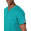 Dickies EDS Signature Scrubs for Women, V-Neck Womens Tops in Soft Brushed Poplin 86706(Teal Blue)