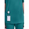 Dickies EDS Signature Scrubs for Women, V-Neck Womens Tops in Soft Brushed Poplin 86706(Teal Blue)