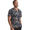 Dickies EDS Signature Scrubs for Women and Scrubs for Men, Unisex One Pocket V-Neck Top in Soft Brushed Poplin 83706(Brush Away Camo)