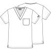 Dickies EDS Signature Scrubs for Women and Scrubs for Men, Unisex One Pocket V-Neck Top in Soft Brushed Poplin 83706(Brush Away Camo)