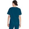 Dickies EDS Signature Scrubs for Women and Scrubs for Men, Unisex One Pocket V-Neck Top in Soft Brushed Poplin 83706(Caribbean Blue)