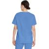 Dickies EDS Signature Scrubs for Women and Scrubs for Men, Unisex One Pocket V-Neck Top in Soft Brushed Poplin 83706(Ceil Blue)