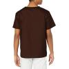Dickies EDS Signature Scrubs for Women and Scrubs for Men, Unisex One Pocket V-Neck Top in Soft Brushed Poplin 83706(Chocolate)