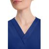 Dickies EDS Signature Scrubs for Women and Scrubs for Men, Unisex One Pocket V-Neck Top in Soft Brushed Poplin 83706(Galaxy Blue)