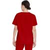 Dickies EDS Signature Scrubs for Women and Scrubs for Men, Unisex One Pocket V-Neck Top in Soft Brushed Poplin 83706(Red)